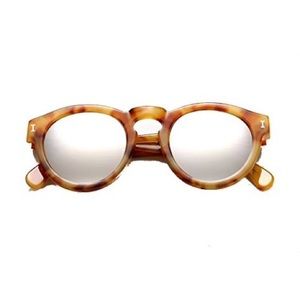Illesteva Leonard Sunglasses With Silver Mirror